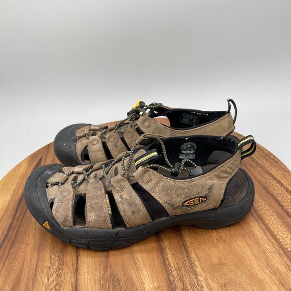 KEEN Newport Sandals Mens Size 10 Brown Leather Trail Hiking Walking Shoes main image 8